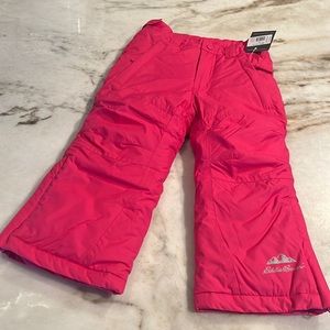 NEW Kids Eddie Bauer Powder Search Pants Size XXS (4)